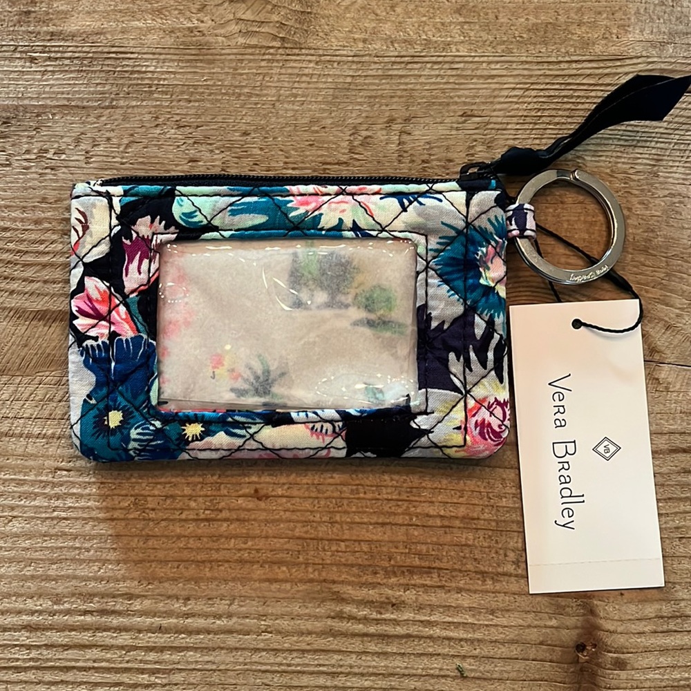 Vera Bradley Iconic ID Case- Garden Grove